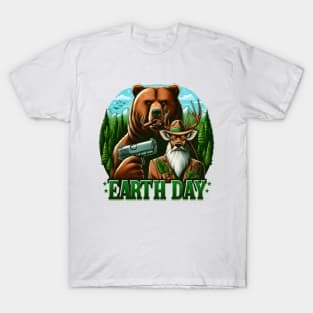 Armed Bear Standoff T-Shirt